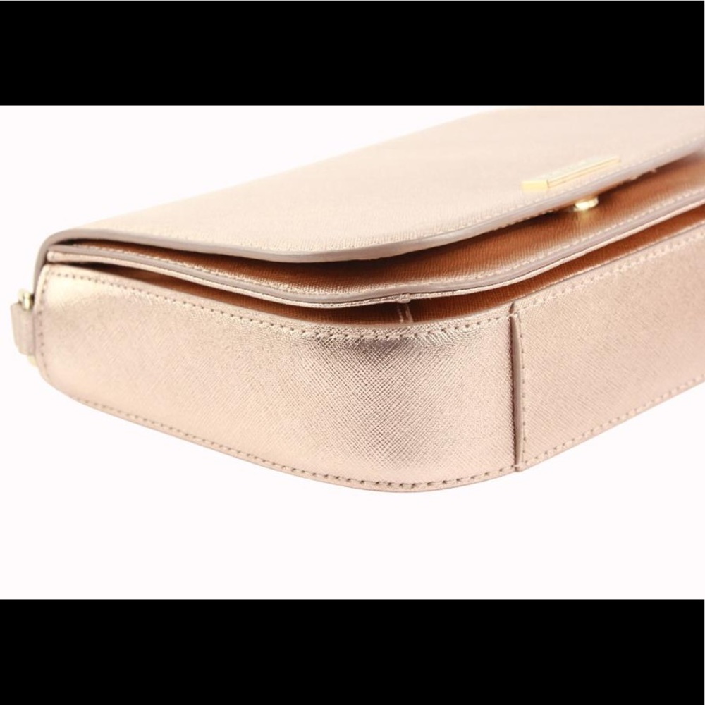 Kate Spade Large Carsen Laurel Way Rose Gold purse - Picture 3 of 5